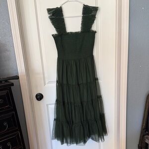 Baltic Born Dark Green Maxi Dress